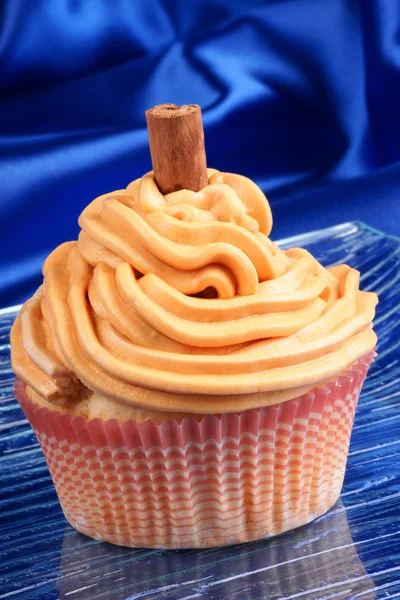 Cupcake de cenoura e canela — Fotografia de Stock