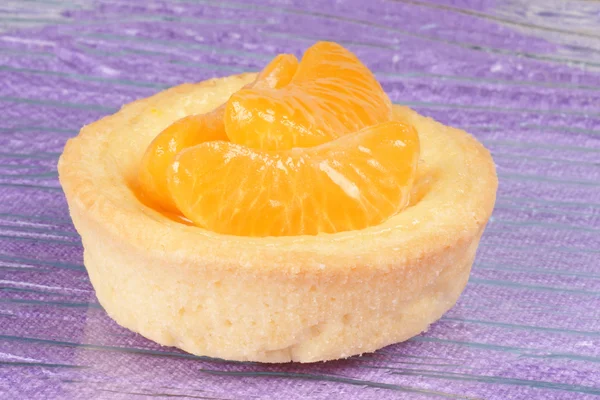 Міні мандариновий фруктовий пиріг — стокове фото