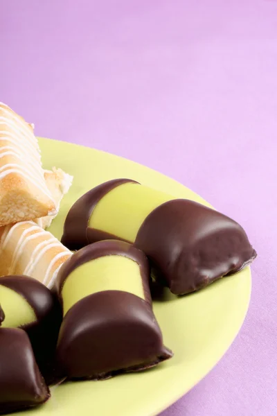 Sortiment dänischer und schwedischer Süßigkeiten — Stockfoto