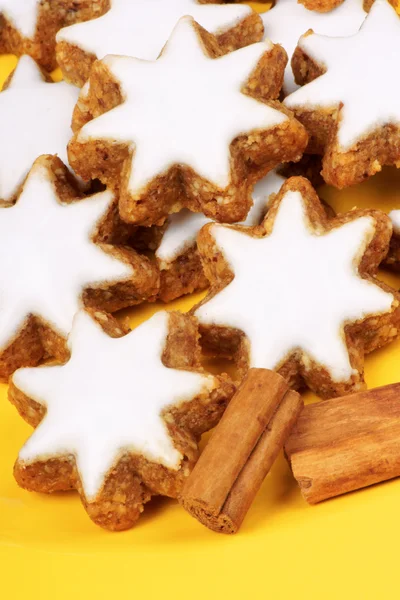 Kanel stjärna cookies — Stockfoto