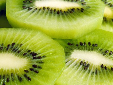 Slices of kiwi fruit clipart