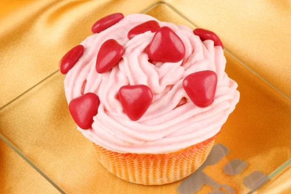 Fancy Valentijnsdag cupcake — Stockfoto