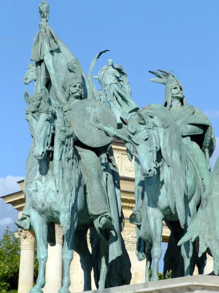 Atlı heykelleri — Stok fotoğraf