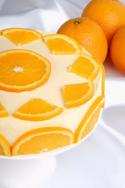 Orange bayerska cream (Bavares) — Stockfoto