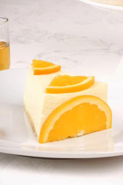 Crème bavaroise orange (bavarese) ) — Photo