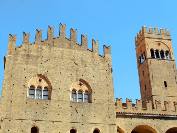 Bologna, king Enzo palace — Stock Photo, Image
