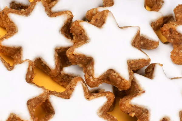 Kanel stjärna cookies, zimtsterne — Stockfoto