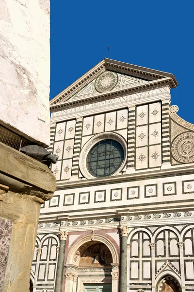 Kostel santa maria novella ve Florencii — Stock fotografie