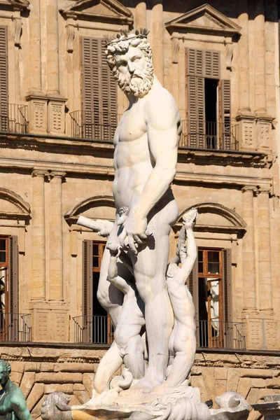 Fontein van Neptunus in Florence — Stockfoto