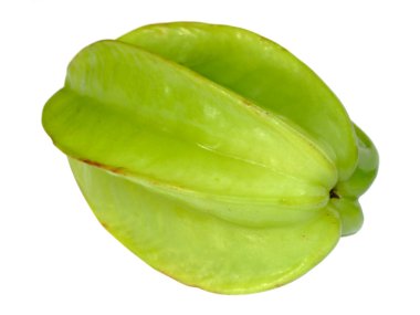 Carambola isolated on white clipart