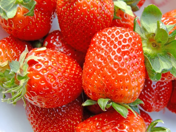 Closeup φράουλες — Φωτογραφία Αρχείου