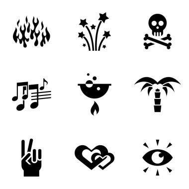 Various icons clipart