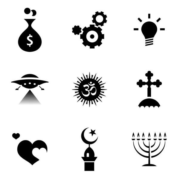 Varios iconos — Vector de stock