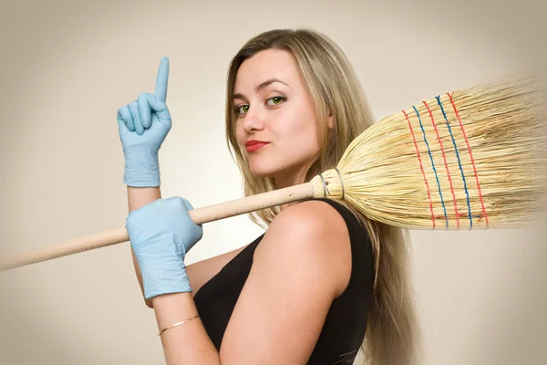 stock image Attractive and sexy housewife