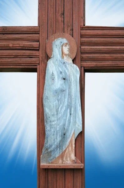 Virgin Mary praying — Stock Photo, Image
