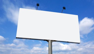 Blank billboard clipart