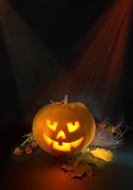 Scary pumpkin clipart