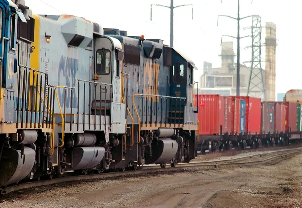 Freight Train Yard — Stock Photo, Image