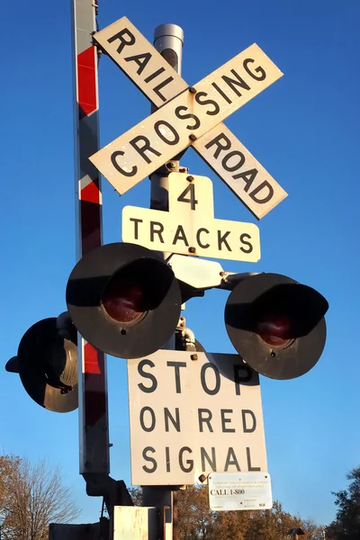 Railroad Crossing — Stock Photo, Image
