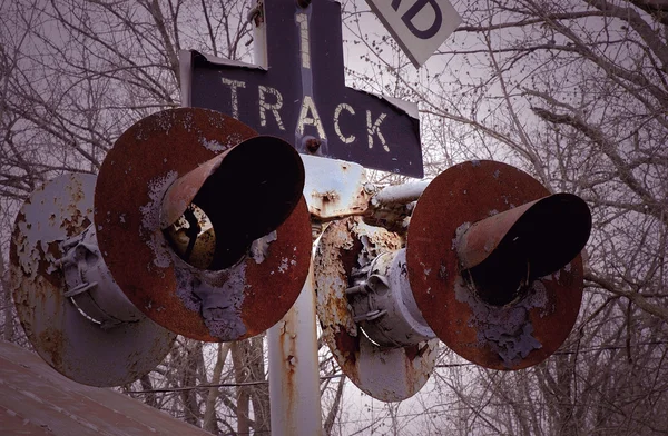老铁路过境 — 图库照片