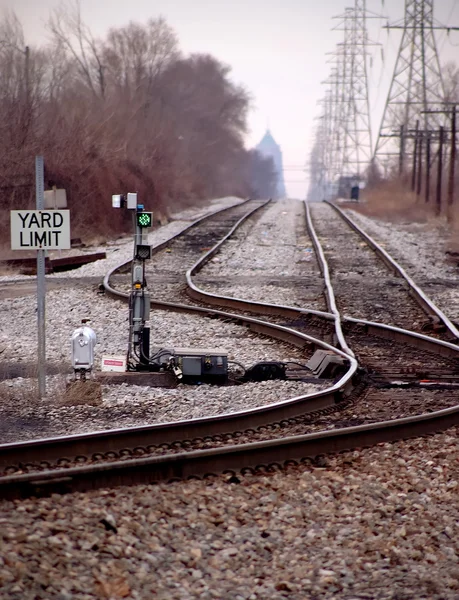 Demiryolu yard — Stok fotoğraf