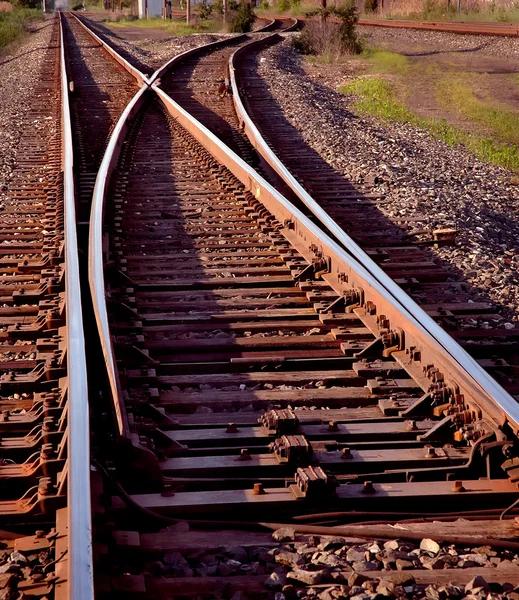 Railroad Switch — Stock Photo, Image