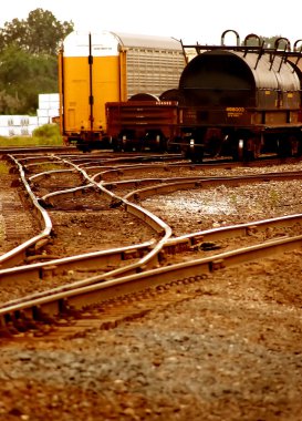 Demiryolu trafiği detroit yard