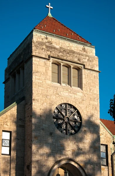 Városi detroit terület templom — Stock Fotó