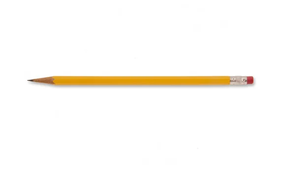 Lápis de chumbo amarelo afiado — Fotografia de Stock
