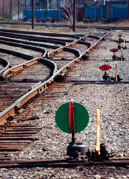 Railyard Trackage — Stok fotoğraf