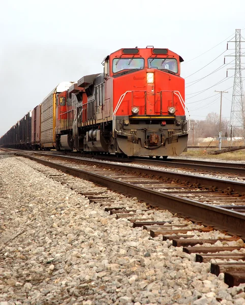 铁路交通底特律 — 图库照片