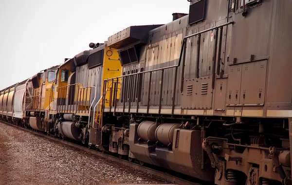 Järnvägen trafikerar detroit — Stockfoto