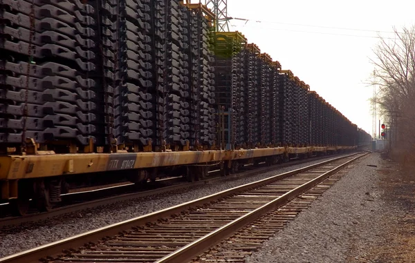 Железнодорожное движение Детройта — стоковое фото