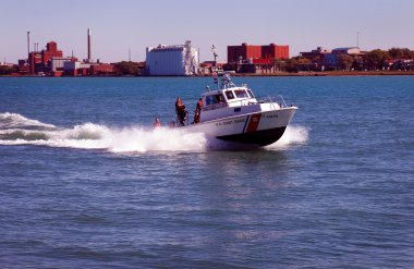 US Coast Gaurd Detroit River clipart