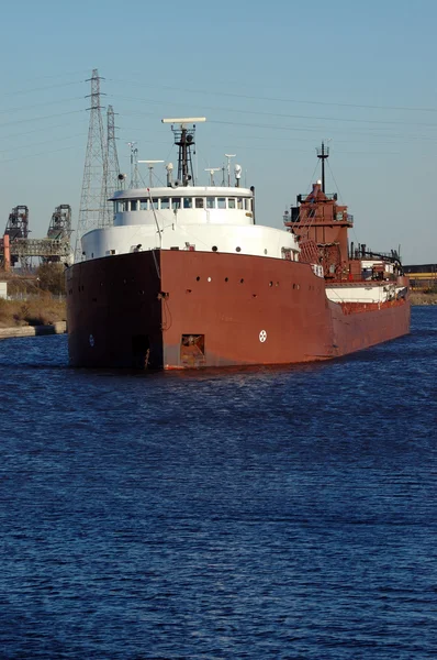 Річка Детройт судноплавство — стокове фото