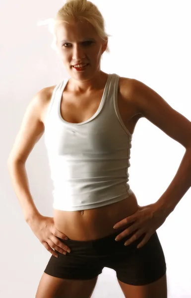 Fitness kobiece tułowia — Zdjęcie stockowe
