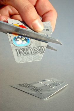 Cutting Debt clipart