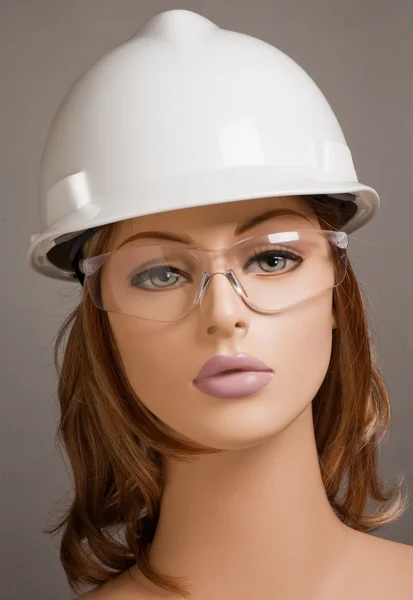 Safety Gear On Model — Stock Photo, Image
