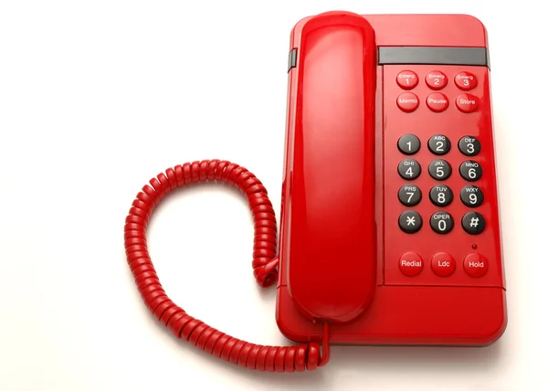 Telefono hotline rosso — Foto Stock
