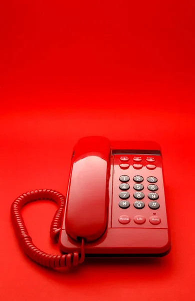 Ligne d'assistance téléphonique rouge — Photo