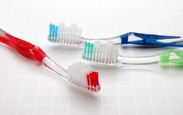 Зубные щетки — стоковое фото