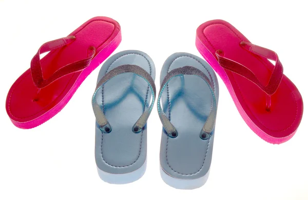 Echtpaar slippers — Stockfoto