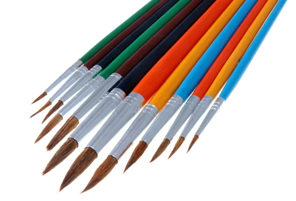 Colorful Art Paint Brush Set — Stock Photo, Image