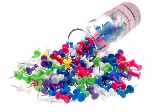 Colorful Push Pins — Stock Photo, Image