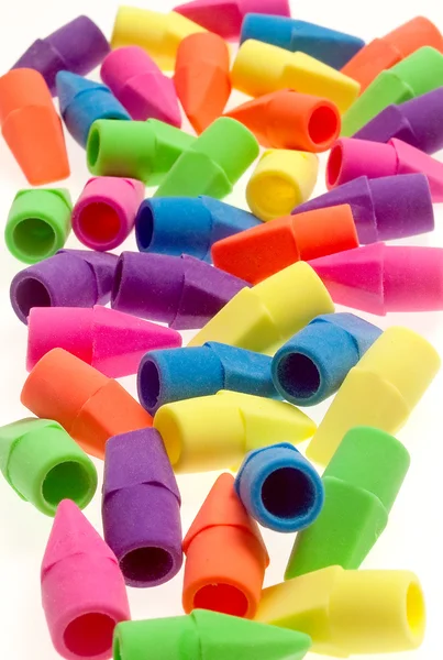 Pencil Eraser Tips — Stock Photo, Image