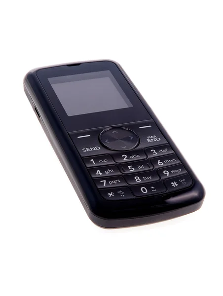 Piccolo telefono cellulare nero — Foto Stock