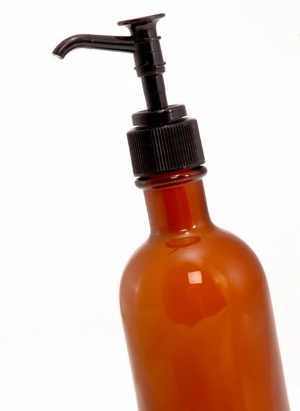 Лікована пляшка лосьйону для шкіри — стокове фото