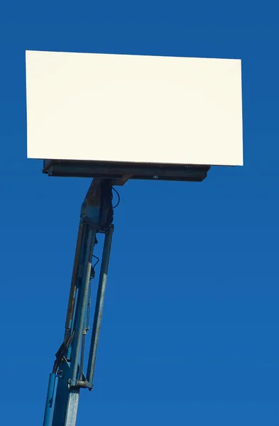 Billboard portátil em branco — Fotografia de Stock