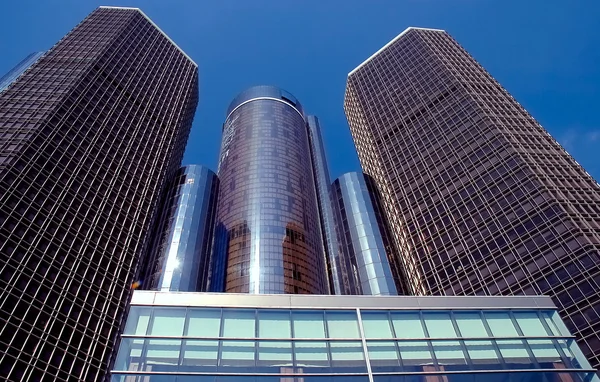 Arquitetura moderna de Detroit — Fotografia de Stock