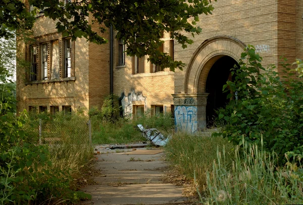 Abanoned detroit szkoły — Zdjęcie stockowe